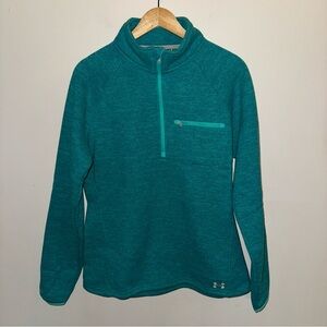 Under Armour Teal Half Zip Wintersweet Pullover  Women’s Size Extra Large